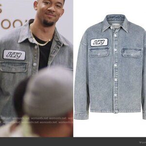 Honor The Gift  Long Sleeve Work Jacket  Shirt Denim Size L